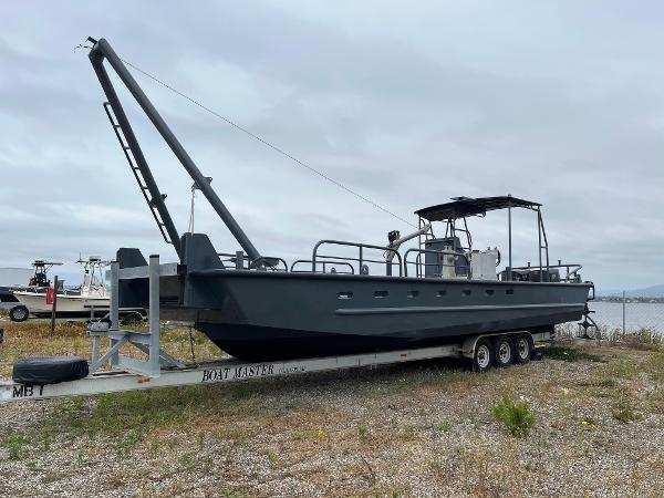 2004 SeaArk 35 Aluminum Work Boat with A-Frame