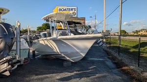 Key West 239 FS 2025 Key West 239 FS boat displayed at Boater's World, sunny day.