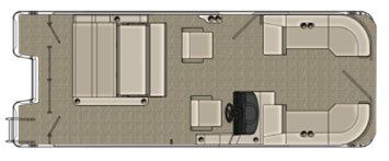 Bentley Pontoons Legacy 223 Swingback / DF150ATLW5