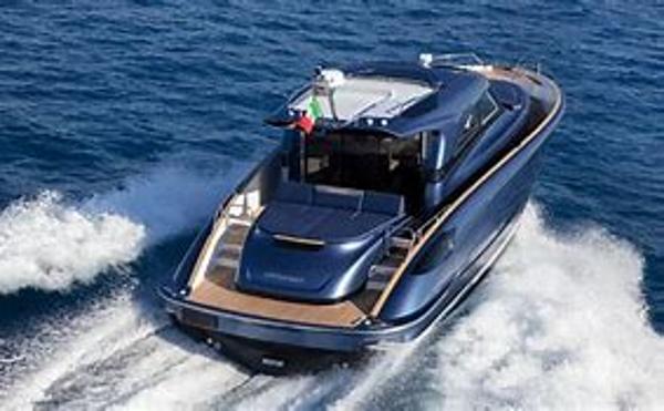 Solaris Power 48' Lobster 2024 Solaris Power 48' Lobster yacht cruising on the ocean.
