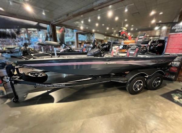 Ranger RT188P 2025 Ranger RT188P boat displayed indoors with sleek design and modern features.