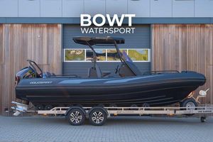 AQUASPIRIT S700 2024 AQUASPIRIT S700 boat on trailer at Bowt Watersport facility.