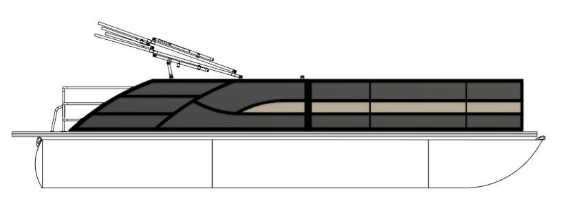 2026 Bentley Pontoons Legacy 223 Swingback 3/4 Tube