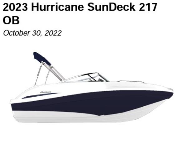 Hurricane sundeck 217 outboard