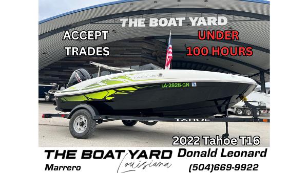 Tahoe T16 2022 Tahoe T16 boat for sale at The Boat Yard, Marrero, Louisiana.