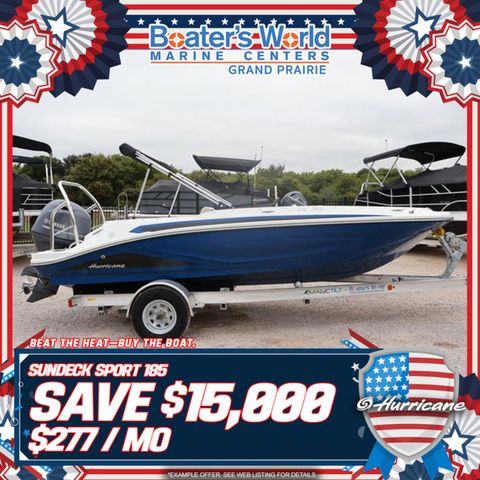 Hurricane SunDeck Sport 185 OB