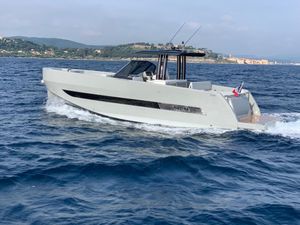 MedYacht 42 2023 MedYacht 42 cruising on open water, showcasing sleek design and modern features.