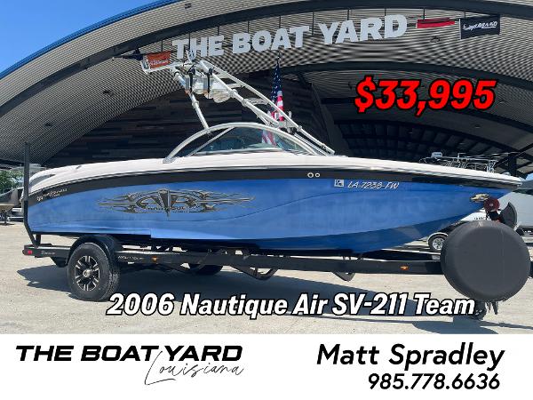 Nautique Air SV-211 Team 2006 Nautique Air SV-211 Team boat for sale at The Boat Yard, priced at $33,995.
