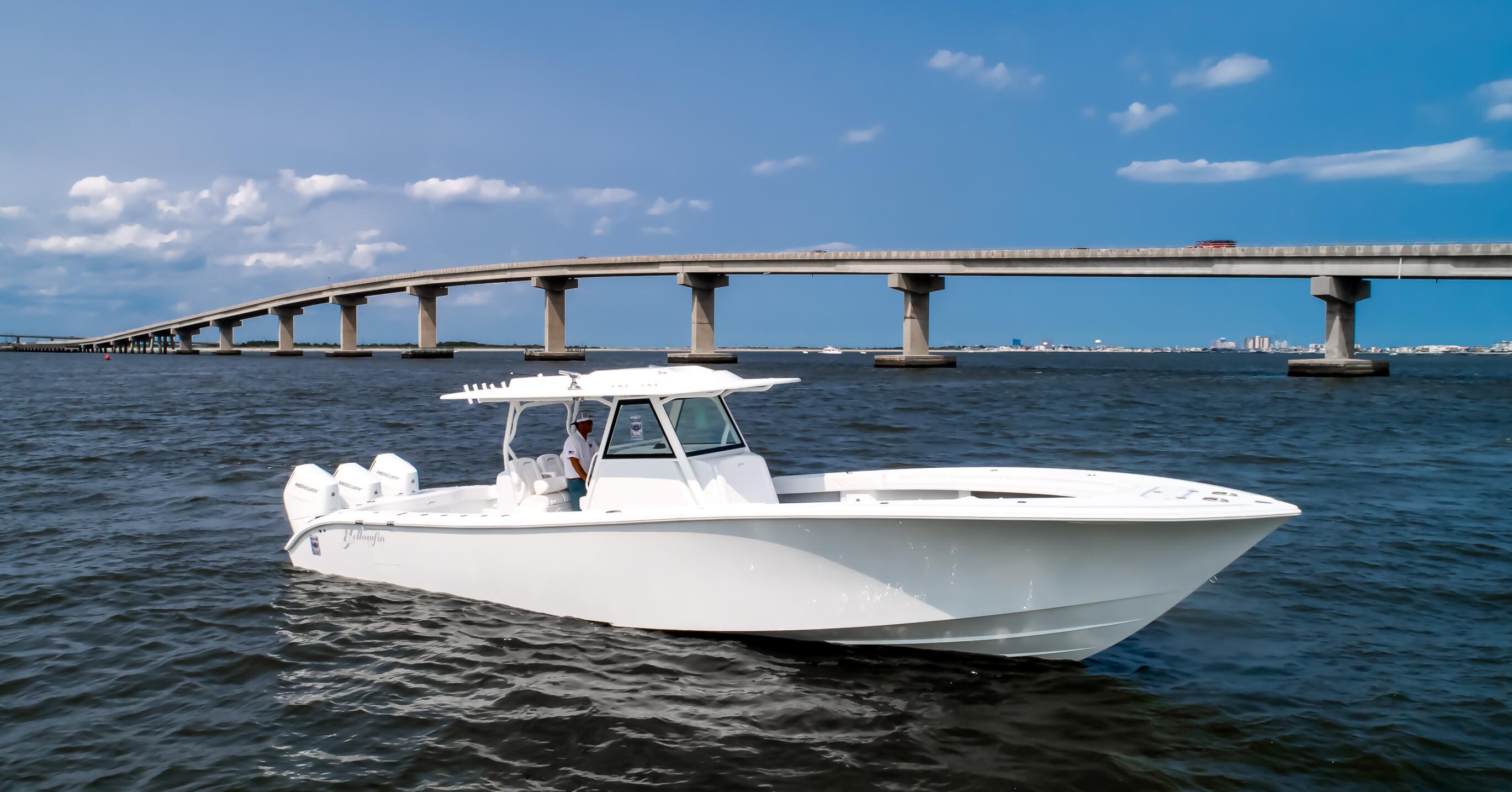 The Open 252 is a perfect offshore fishing boat that doubles down