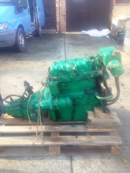 Perkins Perkins 4107 Marine Diesel Engine Breaking For Spares 1977 Perkins 4107 marine diesel engine on pallet, available for spares.