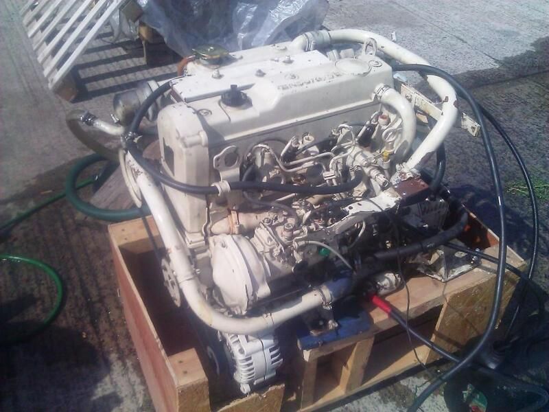 Mermaid Mermaid Meteor MK11 Marine Diesel Engine Breaking For Spares 1990 Mermaid Meteor MK11 marine diesel engine on pallet for spares.
