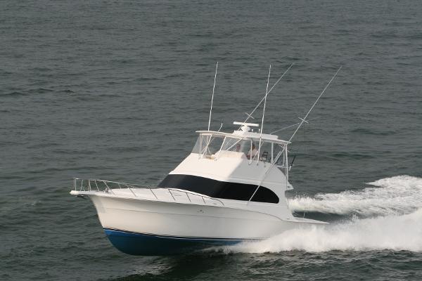 Jersey Cape 48 Jersey Cape Custom 2024 Jersey Cape 48 Custom boat cruising on the ocean.