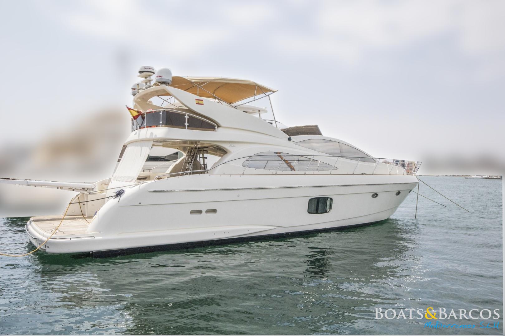 Astondoa 59 GLX 2007 Astondoa 59 GLX yacht on water, side view, elegant design.