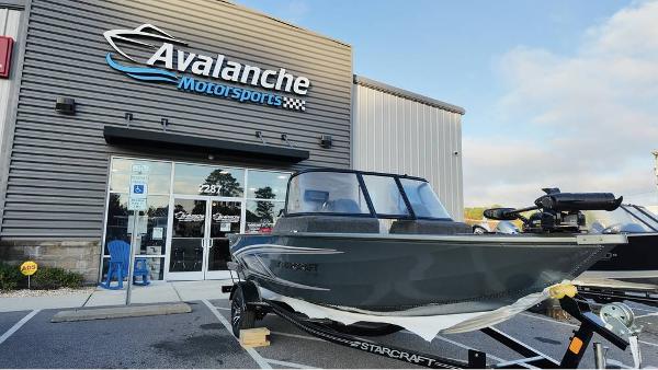 Starcraft Storm 166 DC Pro 2025 Starcraft Storm 166 DC Pro boat at Avalanche Motorsports dealership.
