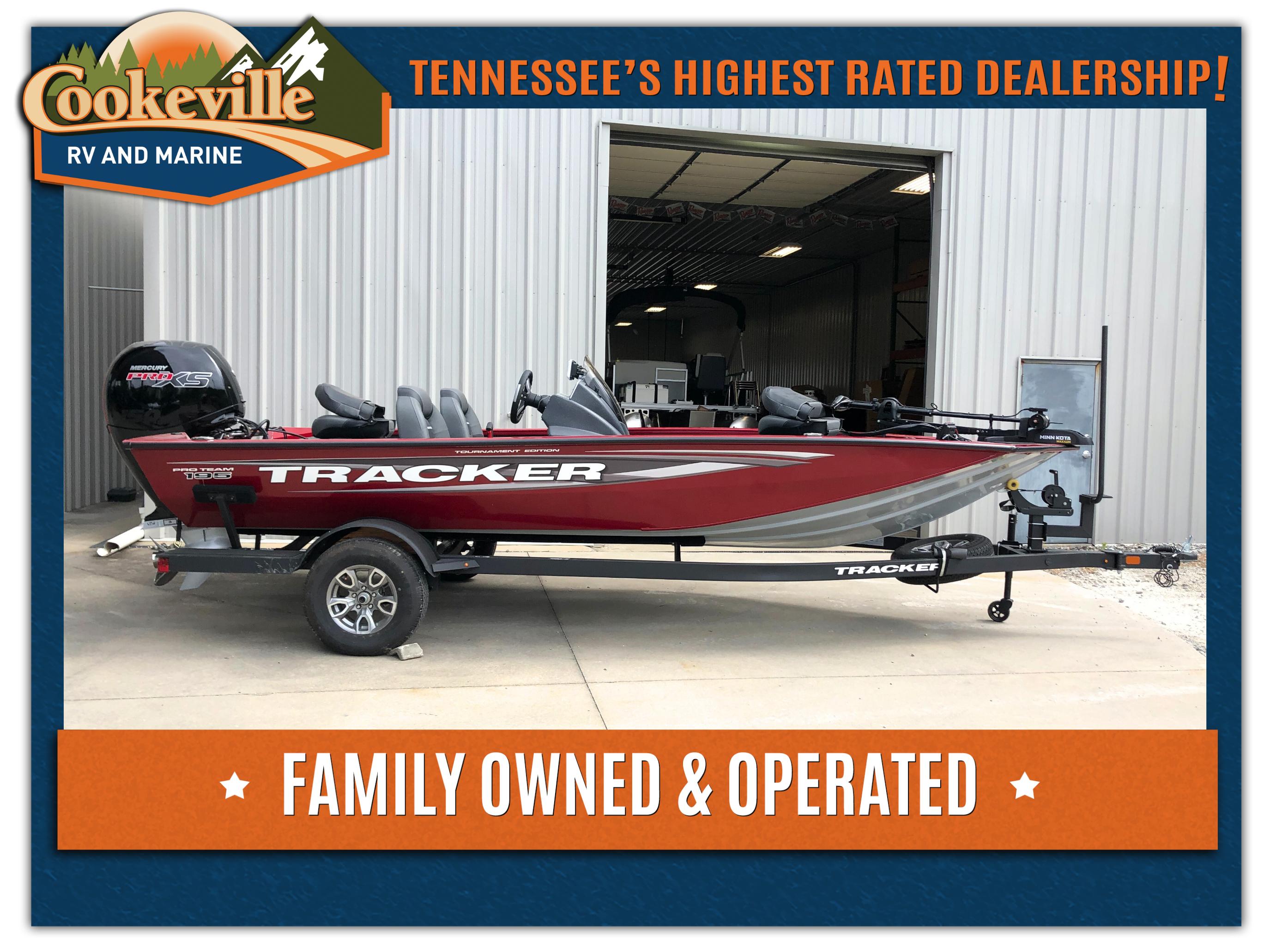 Bass Tracker PRO TEAM 195 XTE 2026 Bass Tracker PRO TEAM 195 XTE boat at Cookeville RV and Marine dealership.