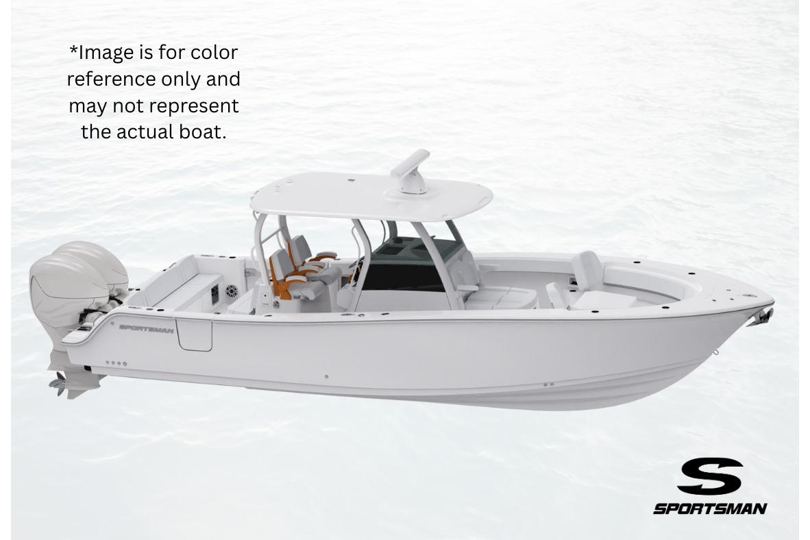 Sportsman Open 232 Center Console 2026 Sportsman Open 232 Center Console boat on water, side view, white color reference.
