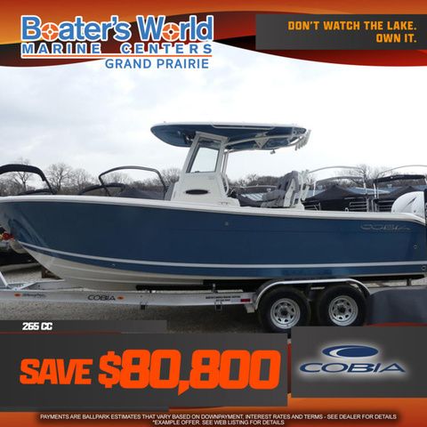 2025 Cobia 265 Center Console