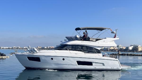 Bavaria Virtess 420 Fly 2025 Bavaria Virtess 420 Fly yacht cruising on calm waters.