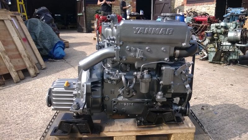 2002 Yanmar 3GM30F Marine Diesel Engine Breaking For Spares 3GM30F
