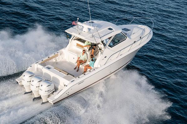 Pursuit OS 355 Offshore 2025 Pursuit OS 355 Offshore boat cruising on open water.