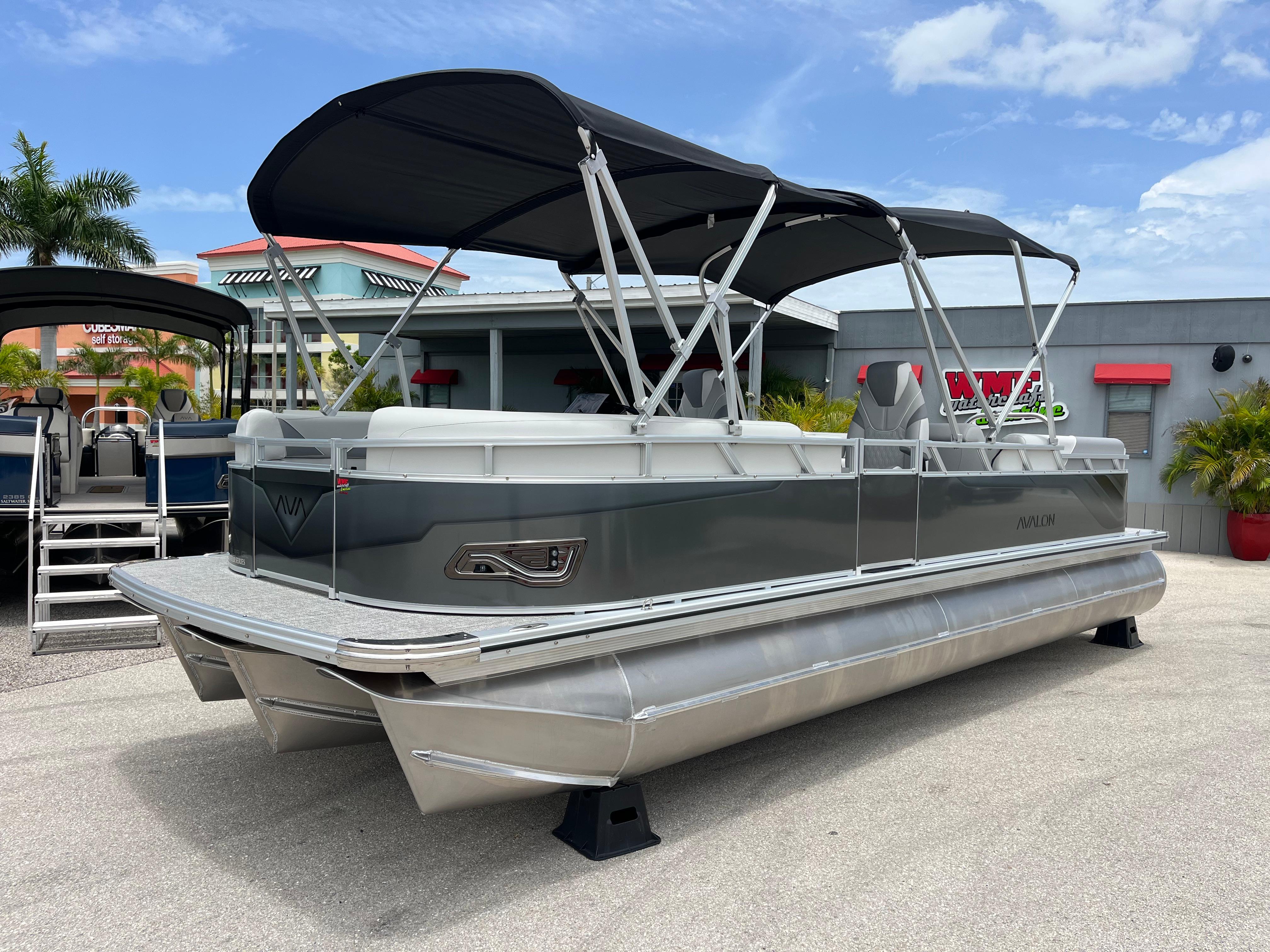 2025 Avalon 2385 Venture 85 Quad Lounger, Tri Toon High Performance