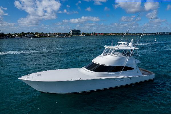 Viking 68 Convertible Viking 68 KEMOSABE - Port Aerial Profile