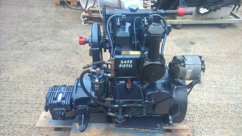 1982 SABB 2JHR Marine Diesel Engine Breaking For Spares 2JHR