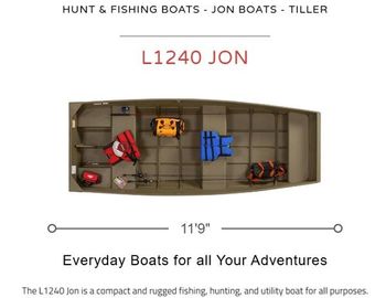 2024 Lowe L1240 Jon