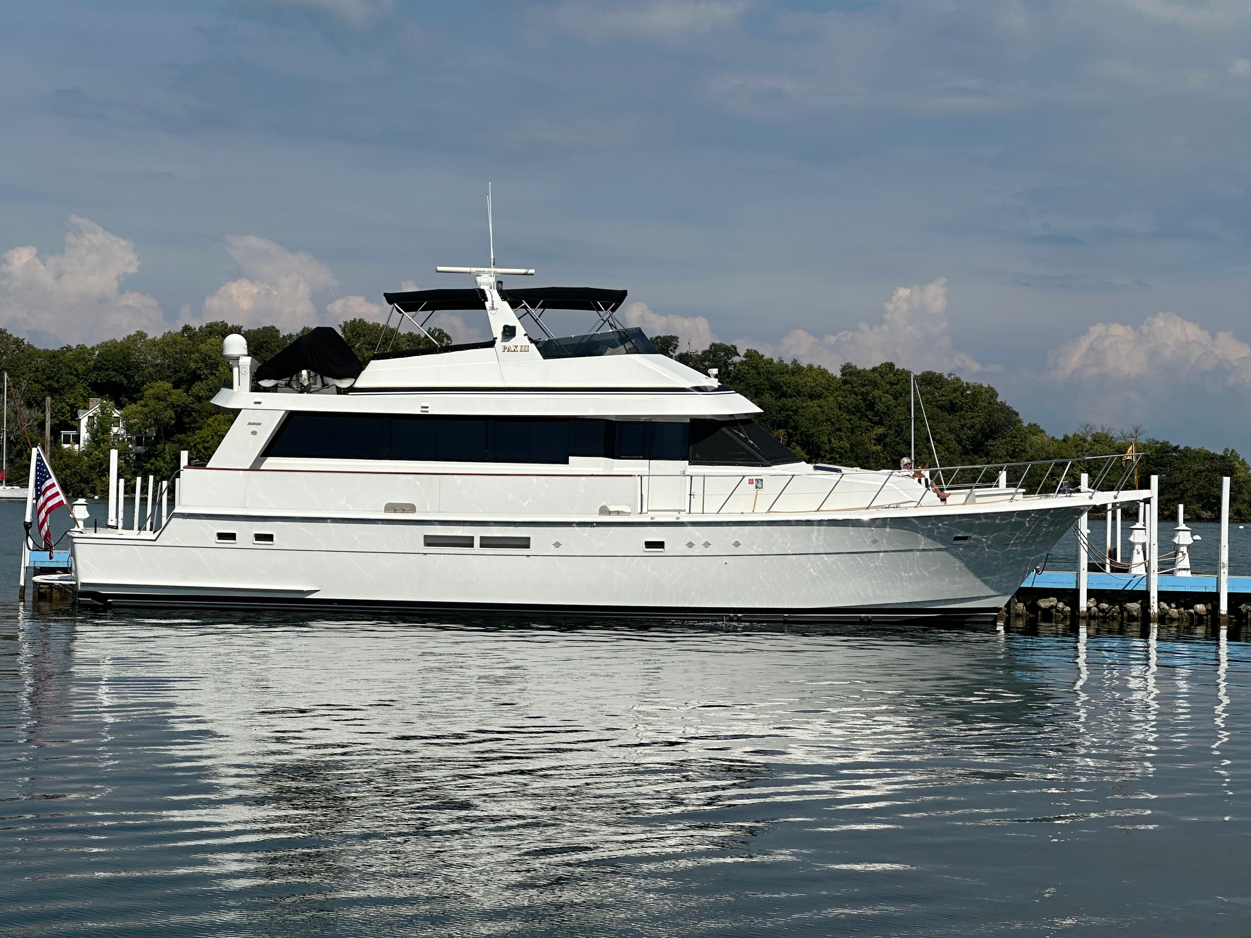 1993 Hatteras 67 Extended Deckhouse