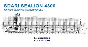 2025 New Build NB 4300 TEU CONTAINER VESSEL