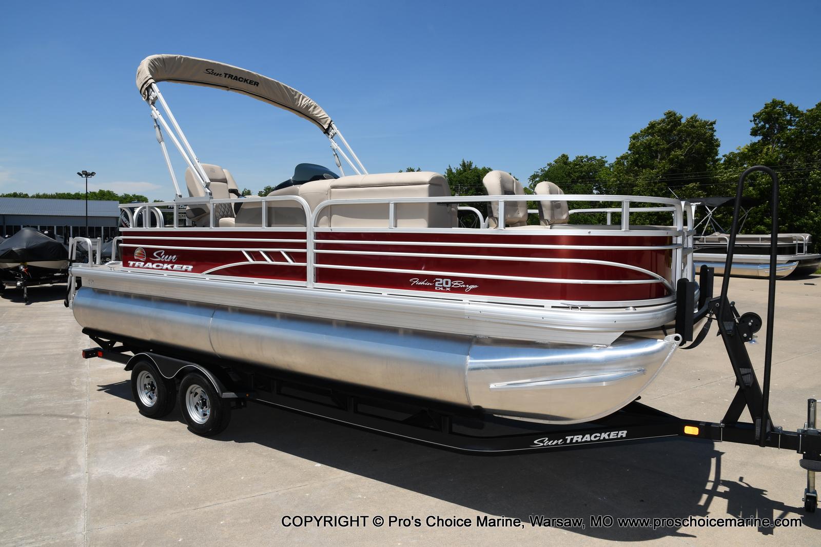 2021 sun tracker fishin' barge 20 dlx, warsaw missouri