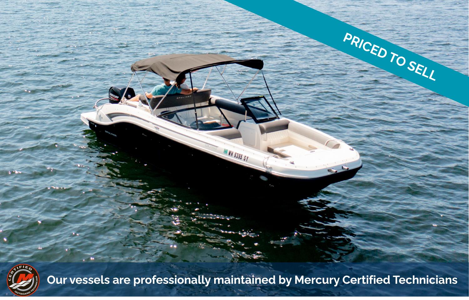 Bayliner DX 2000 2021 Bayliner DX 2000 boat on water, priced to sell, professionally maintained.