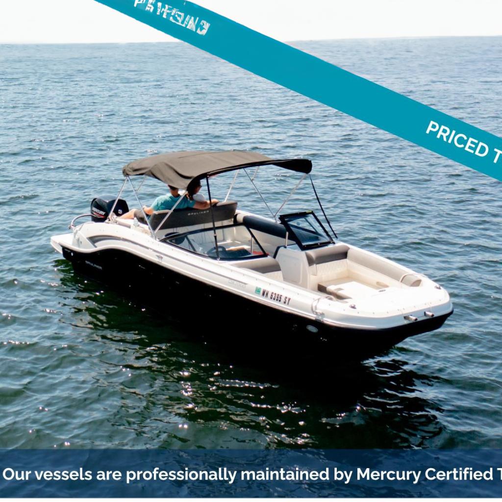 Bayliner DX 2000 2021 Bayliner DX 2000 boat on water, priced to sell, professionally maintained.