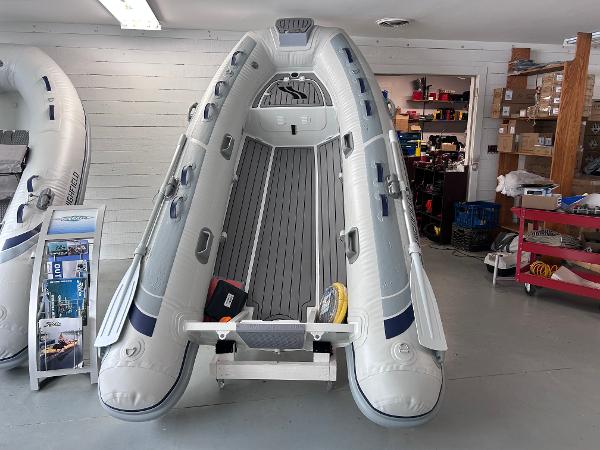 Highfield Classic 340 2024 Highfield Classic 340 inflatable boat in showroom.