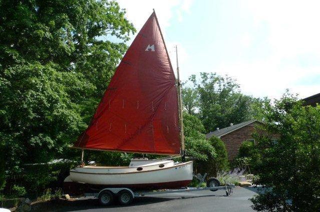 1993 Menger Cat Gaff rig