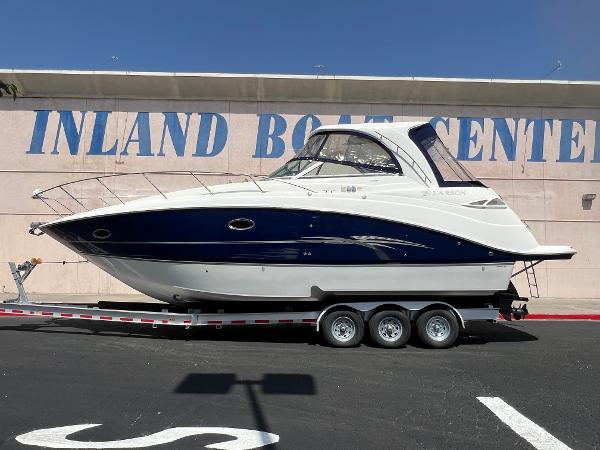 Larson Cabrio 350 2007 Larson Cabrio 350 boat on a trailer at Inland Boat Center.