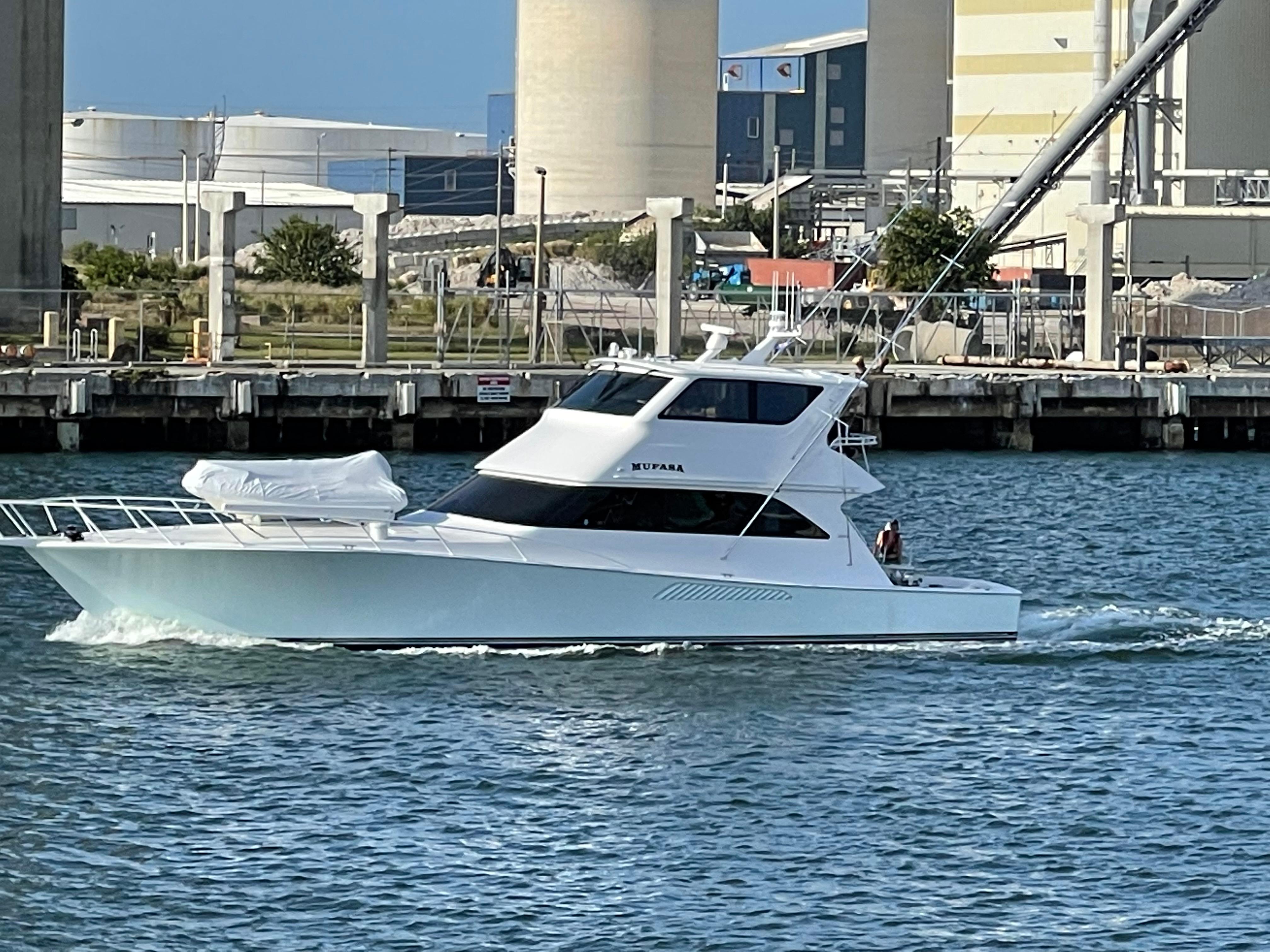 2003 Viking 65 Enclosed Bridge Convertible