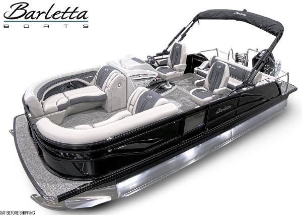 Barletta Corsa 23UC 2025 Barletta Corsa 23UC pontoon boat with luxurious seating and sleek design.