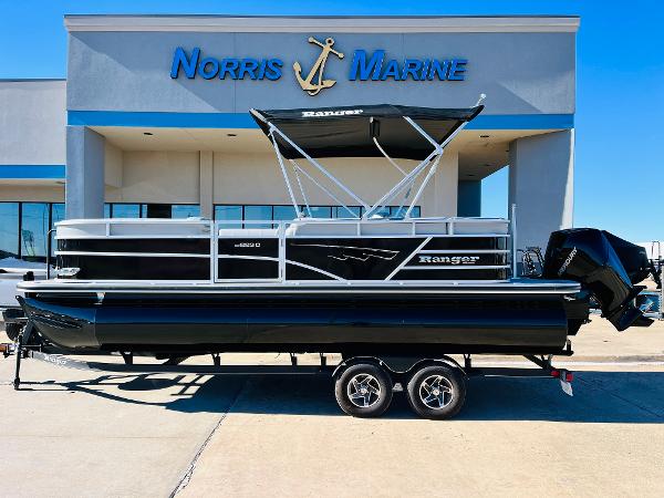 Ranger Reata 223C 2025 Ranger Reata 223C pontoon boat at Norris Marine dealership.