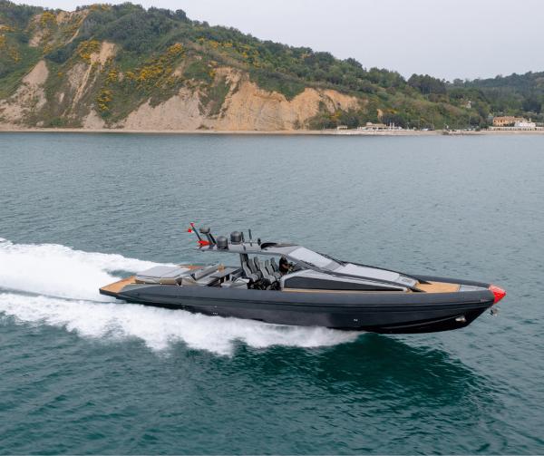 Anvera ANVERA 58 2025 Anvera ANVERA 58 luxury yacht cruising on open water near scenic coastline.