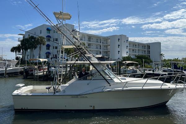 1989 Atlantic 34 Express with Tower