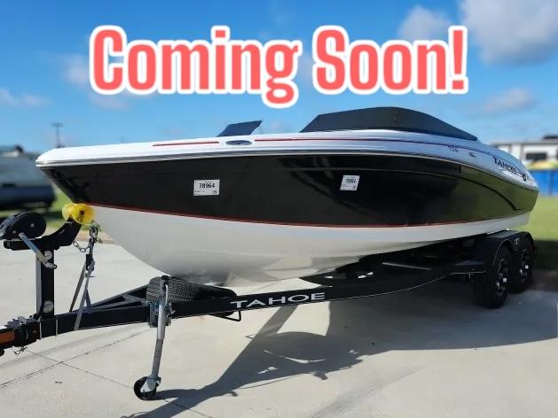 Tracker Tahoe T700 2021 Tracker Tahoe T700 boat on trailer with "Coming Soon" text.