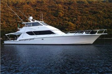 2004 Hatteras 70 Enclosed Bridge