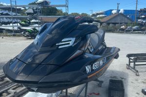 Yamaha WaveRunner FX HO 2016 Yamaha WaveRunner FX HO jet ski parked outdoors on a sunny day.
