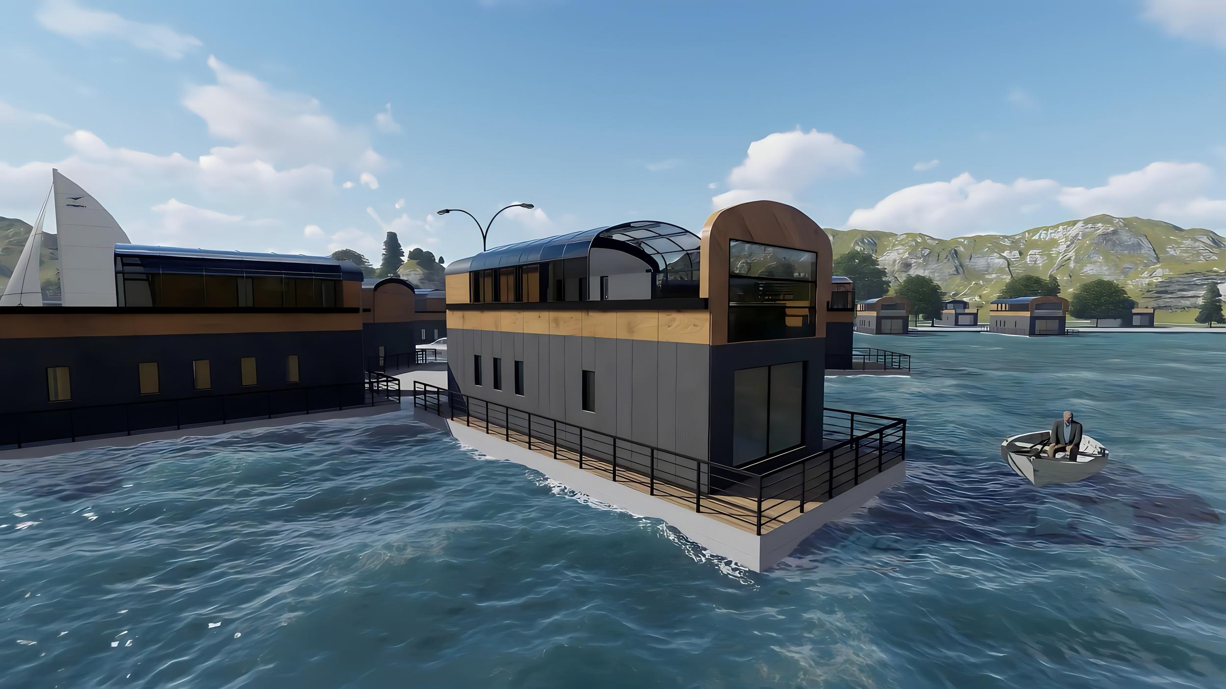 2025 Luxury Homes Houseboat
