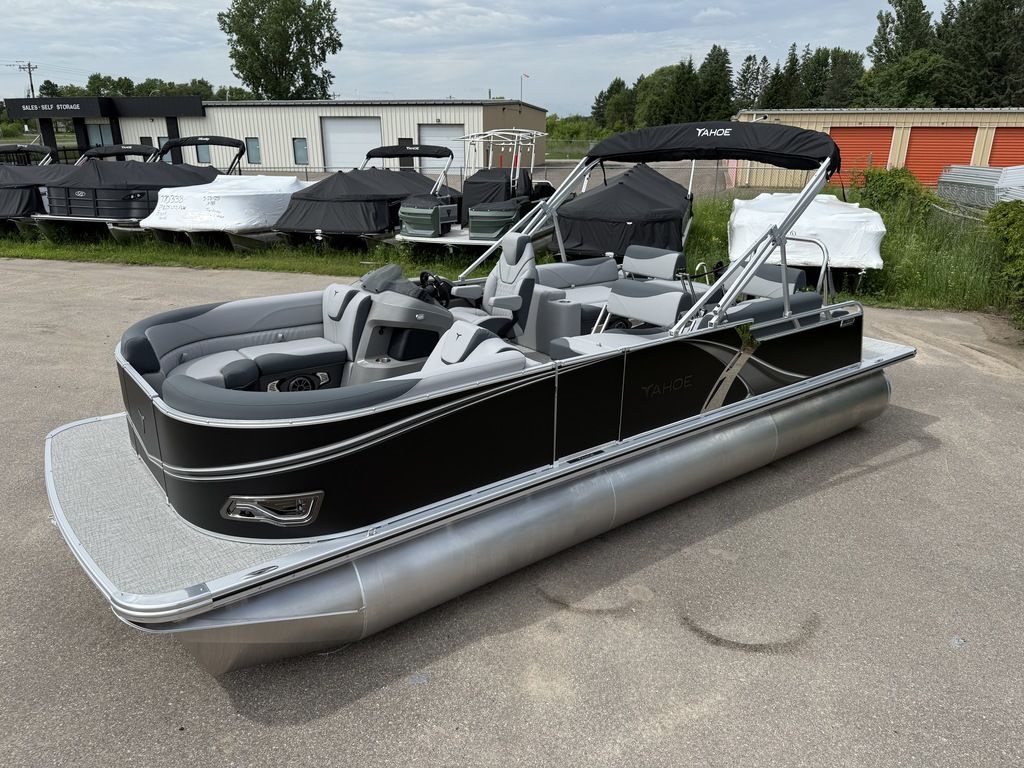 Tahoe LTZ 2385 Quad Lounge Shift Flip & Honda 4-Stroke EFI 2025 Tahoe LTZ 2385 Quad Lounge pontoon boat with Honda 4-Stroke EFI engine.