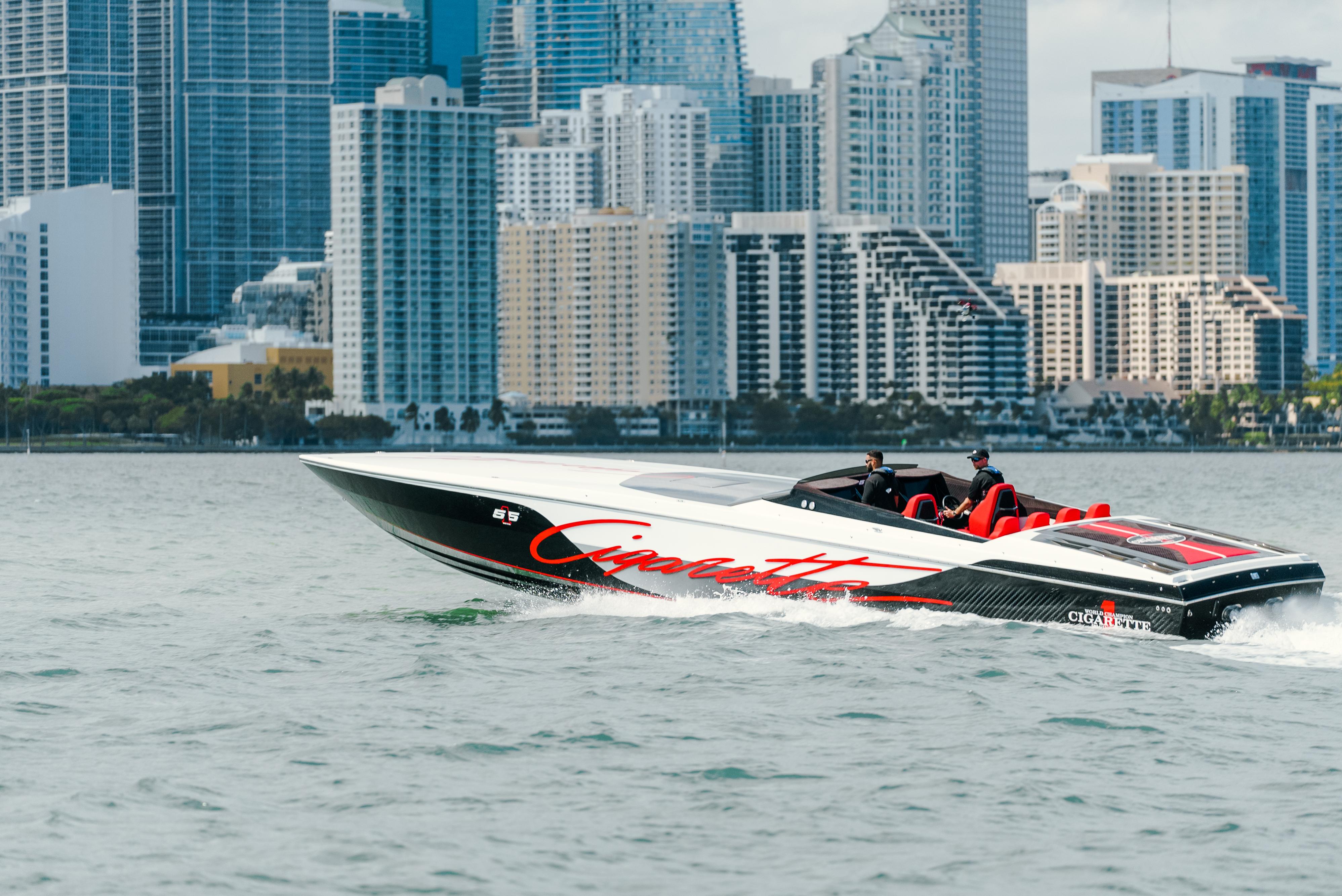 cigarette boat catamaran