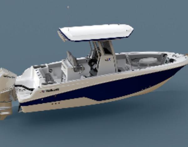 Wellcraft 243 Fisherman 2025 Wellcraft 243 Fisherman boat with sleek design and modern features.