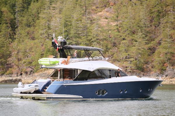 Monte Carlo Yachts MCY 65 At Anchor