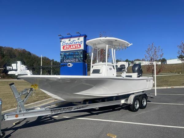 Tidewater 2210 Cb 2025 Tidewater 2210 Cb boat on trailer at Boating Atlanta dealership.